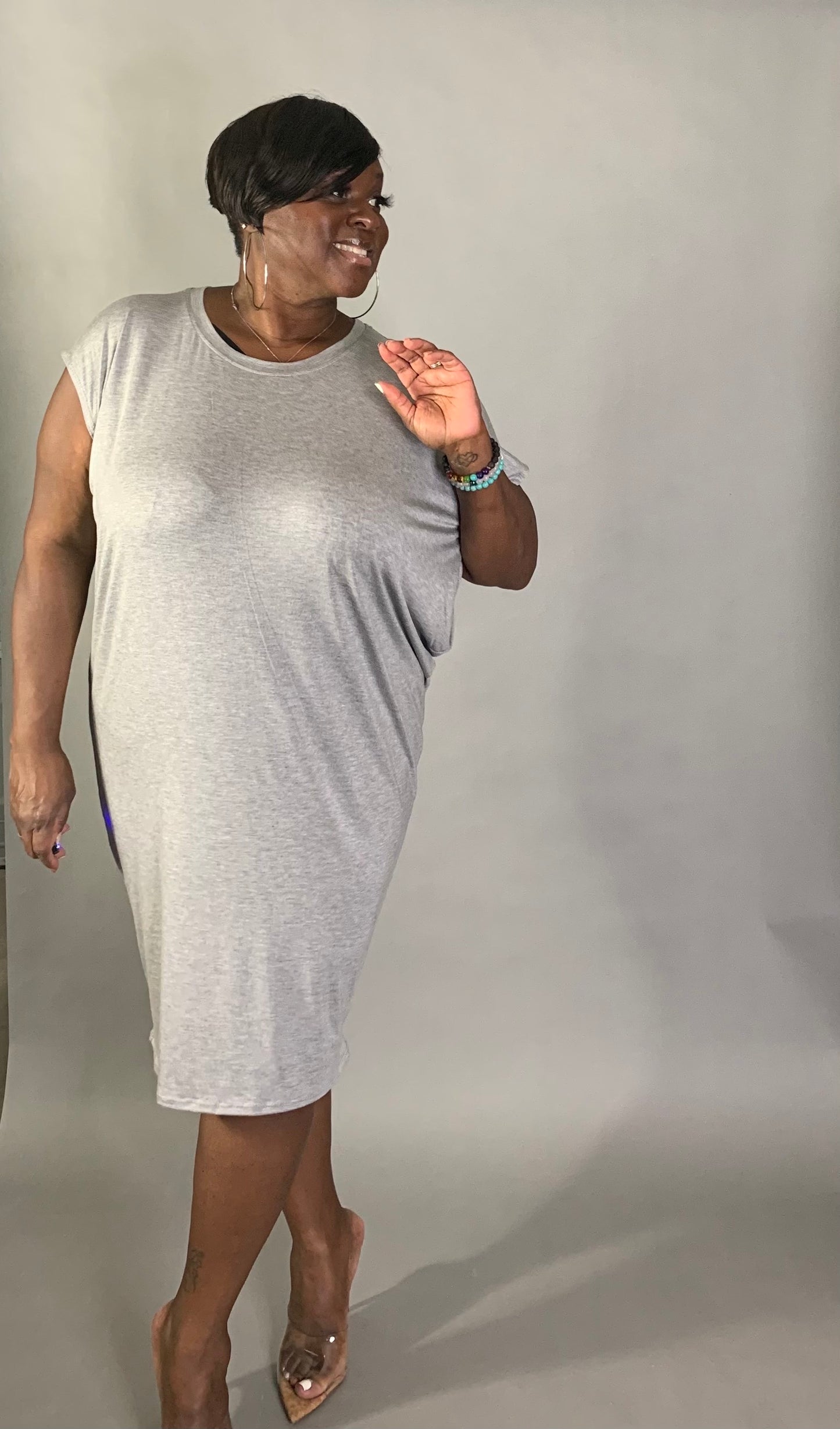 The Carlie - Plus Size Midi | Dress