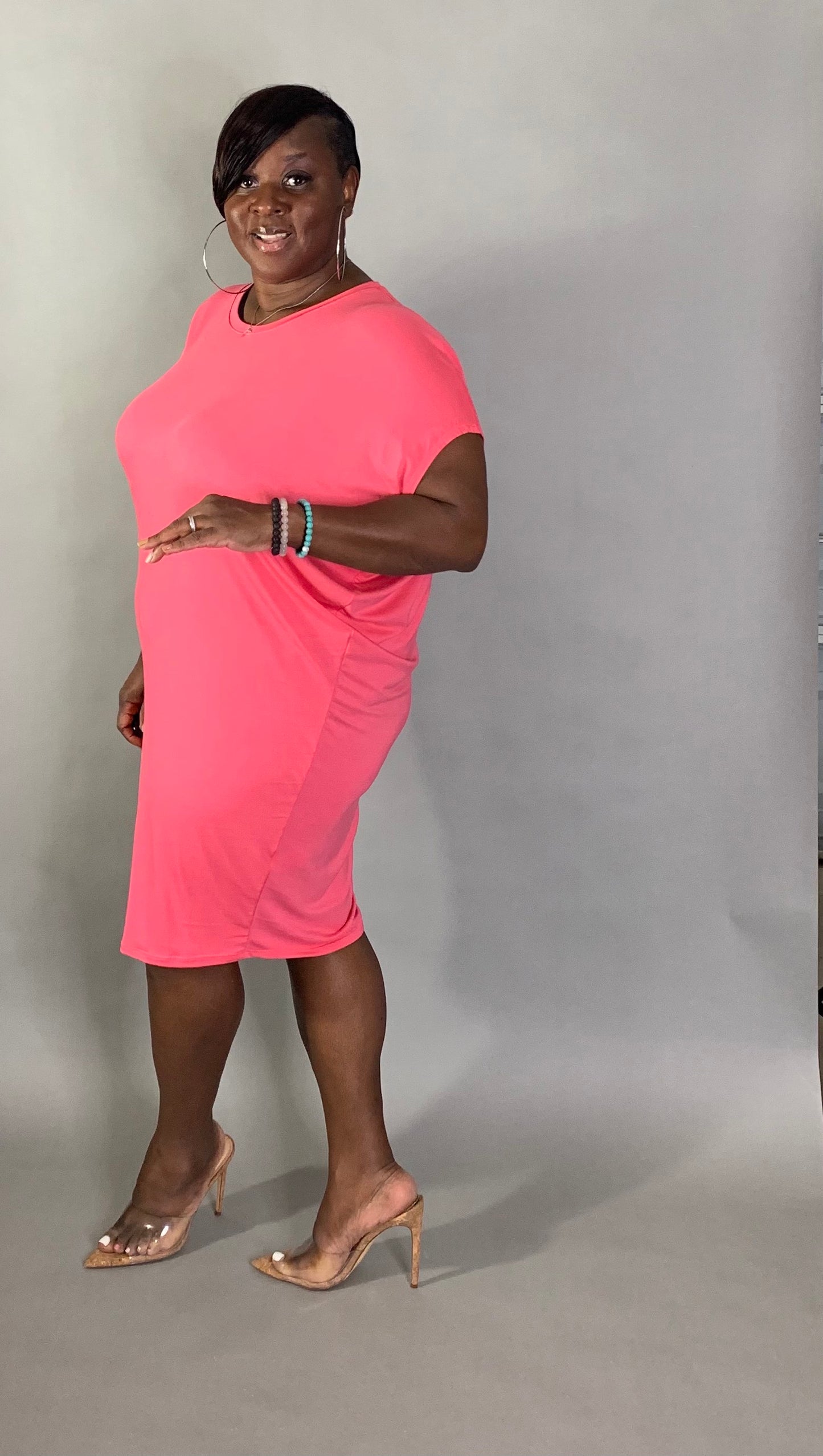 The Carlie - Plus Size Midi | Dress
