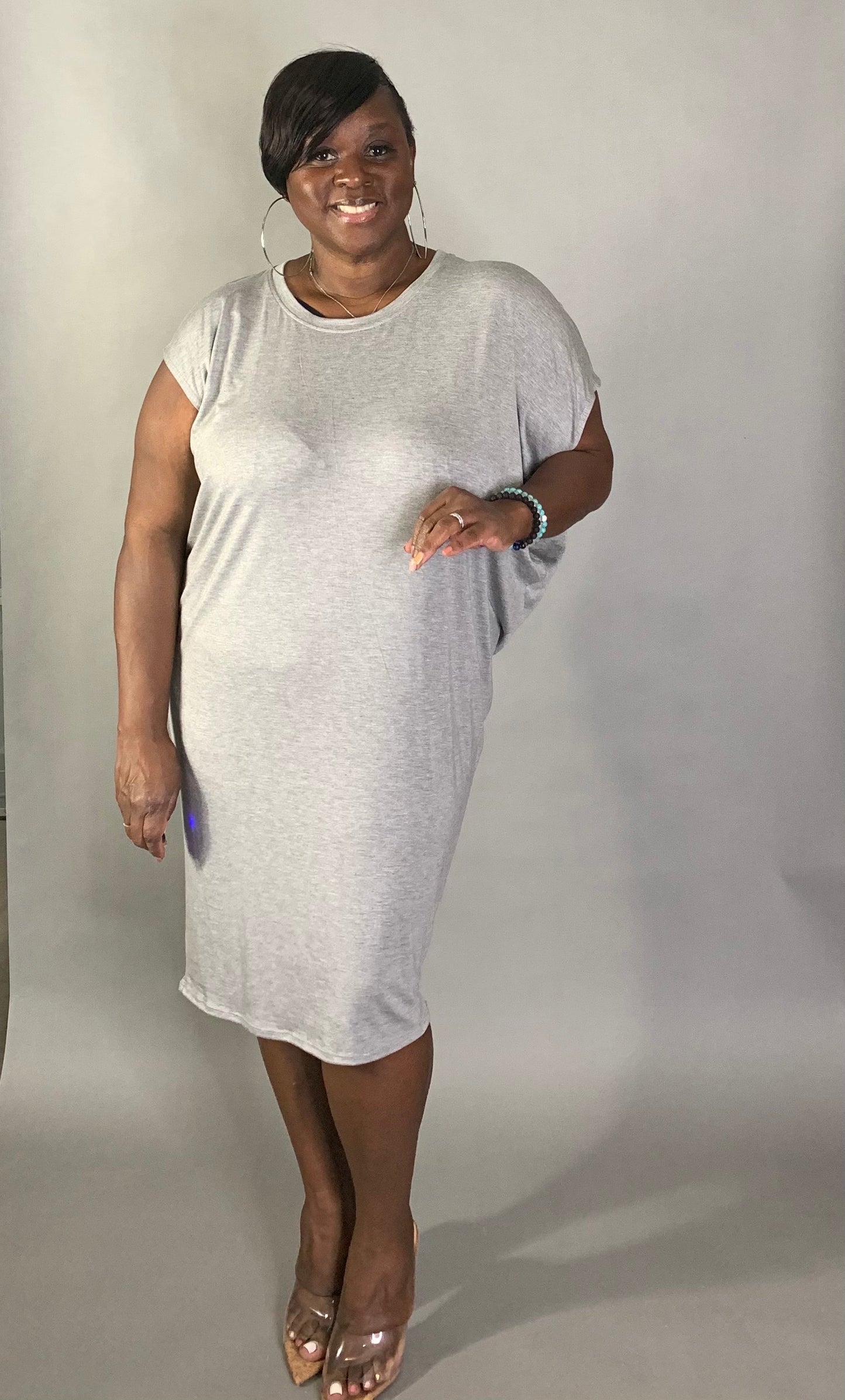 The Carlie - Plus Size Midi | Dress