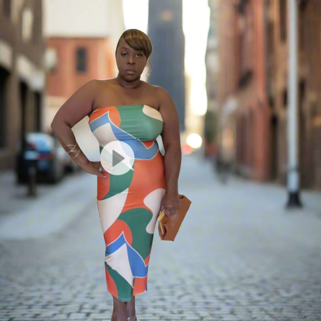 A Real Baddie | Plus Size Tube Dress