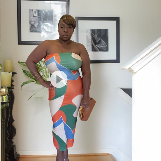 A Real Baddie | Plus Size Tube Dress