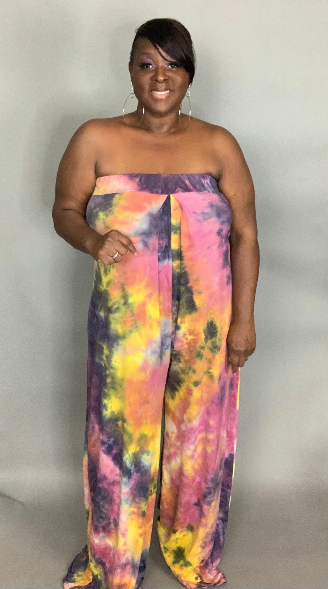 Hip Chick Tube Plus Size Jumpsuit