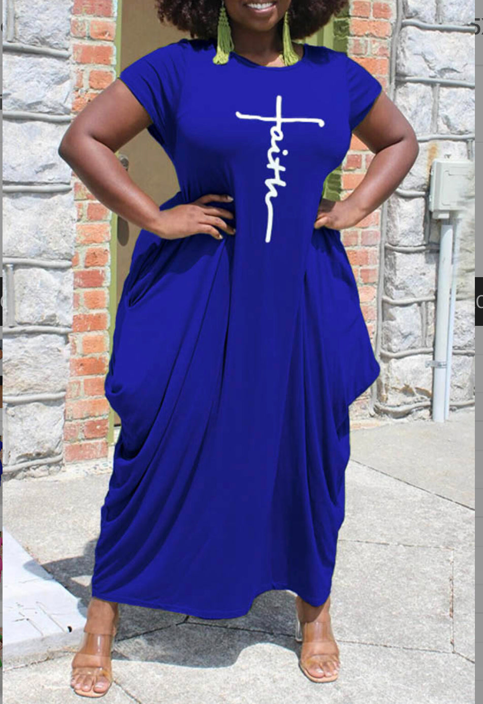 The FAITH - Plus Size Maxi | Dress