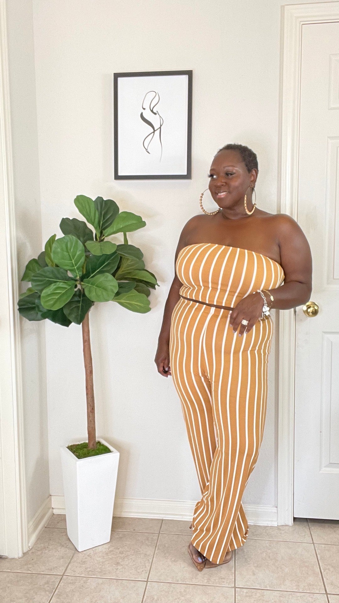 Bold In Stripes Two Piece - Plus Size | Set