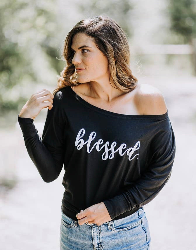 Blessed Off The Shoulder | T-shirt