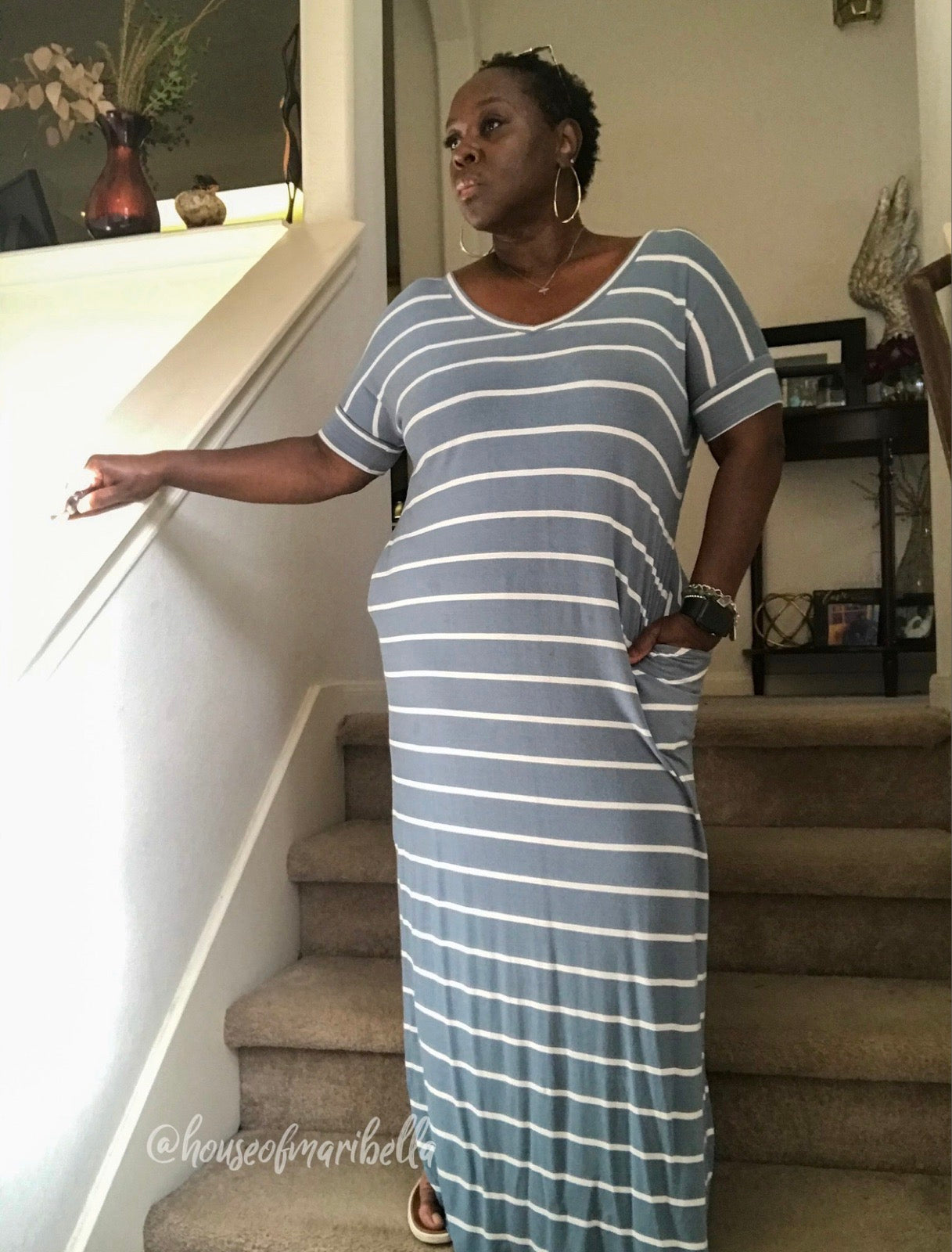 Candy Stripe Maxi | Dress