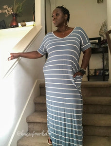 Candy Stripe Maxi | Dress